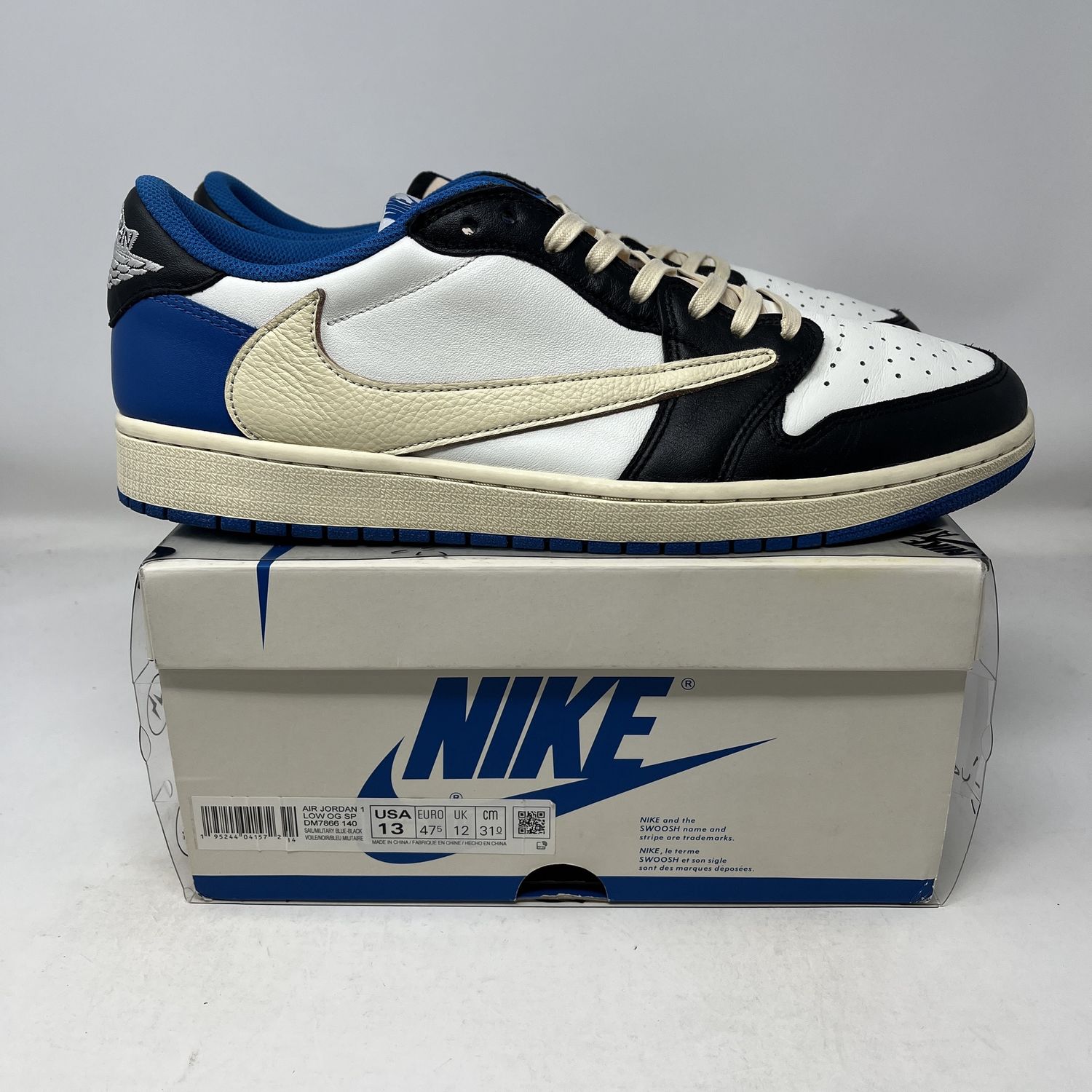 Jordan 1 Retro Low OG SP Fragment x Travis Scott Used