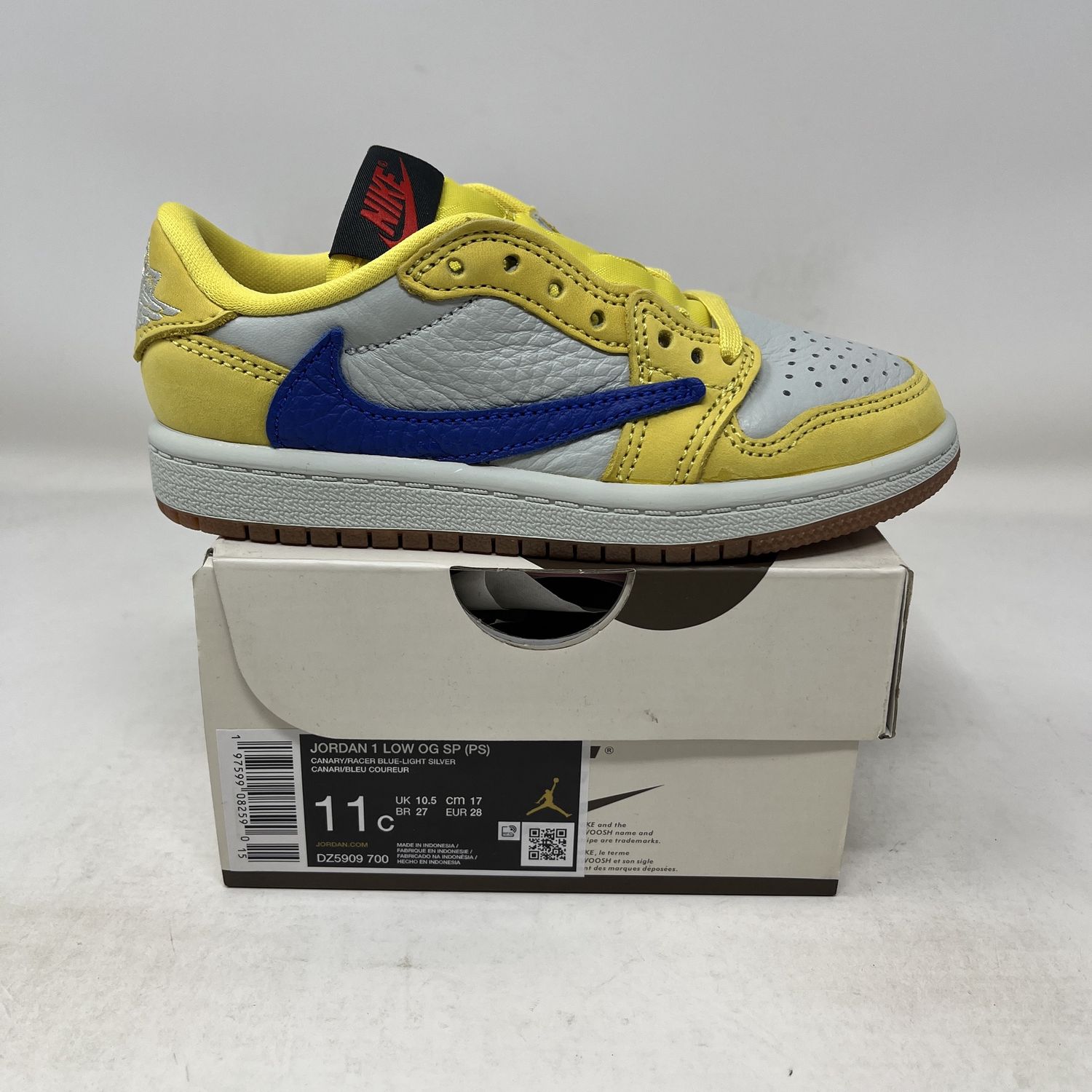 Jordan 1 Retro Low OG SP Travis Scott Canary (PS)