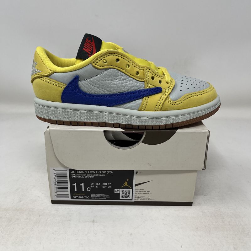 Jordan 1 Retro Low OG SP Travis Scott Canary (PS)