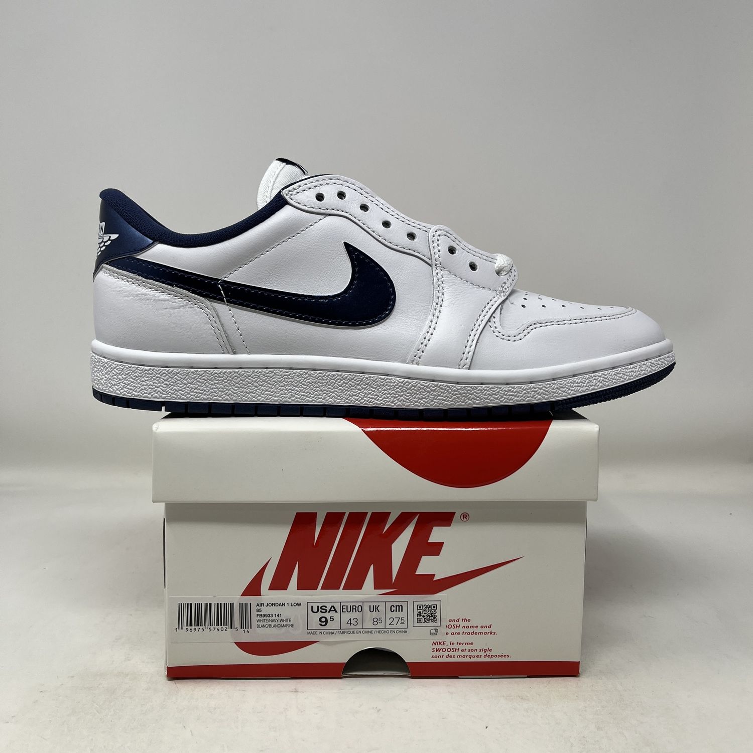 Jordan 1 Retro Low &#39;85 Metallic Blue
