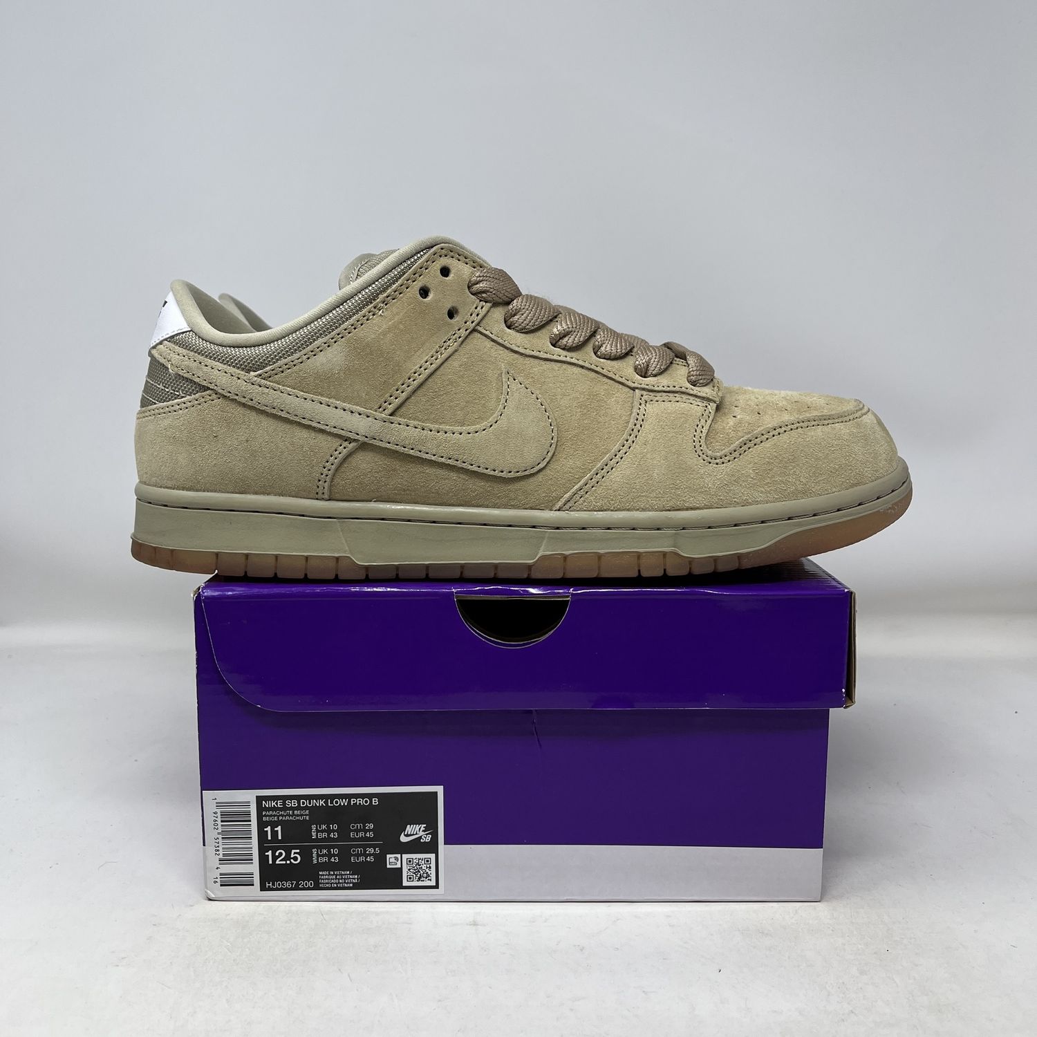 Nike SB Dunk Low Pro B Parachute Beige Used