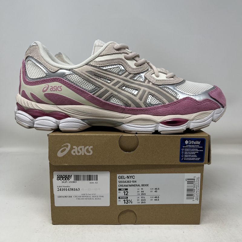 ASICS Gel-NYC Cream Mineral Beige Pink Used