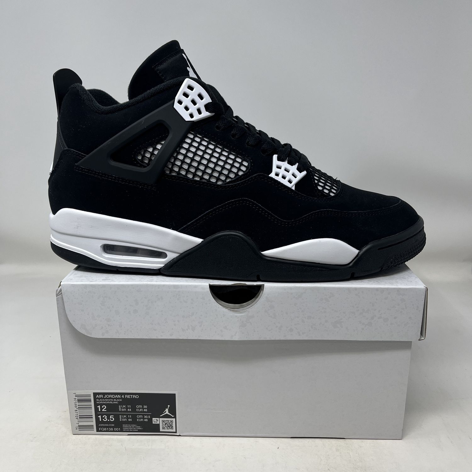 Jordan 4 Retro White Thunder