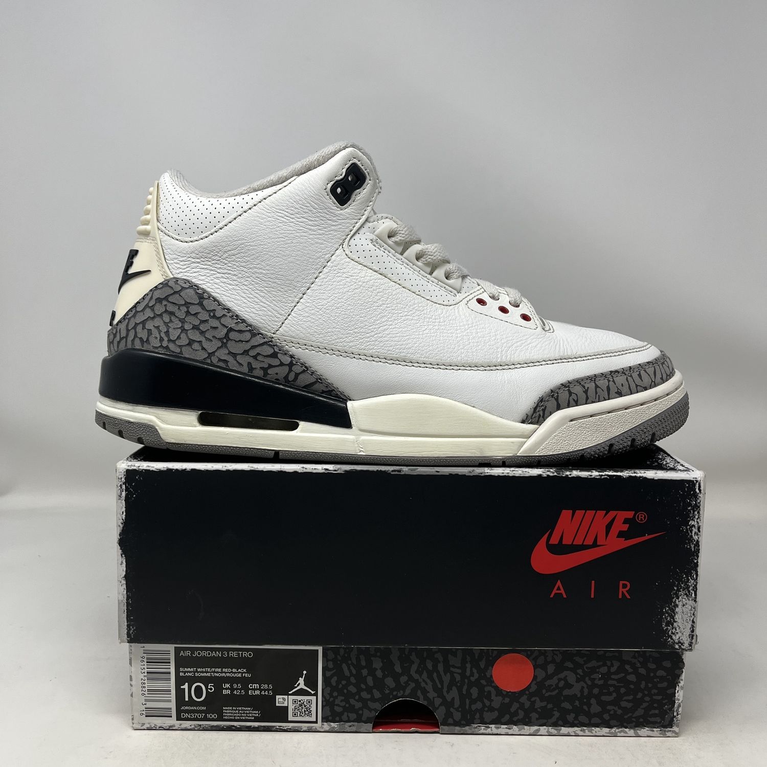 Jordan 3 Retro White Cement Reimagined (Used)