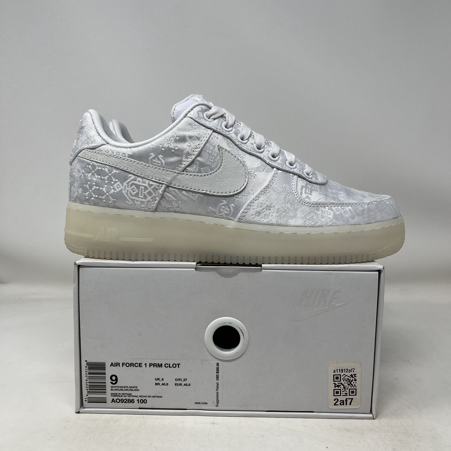 Nike Air Force 1 Low CLOT 1WORLD (2018) Used