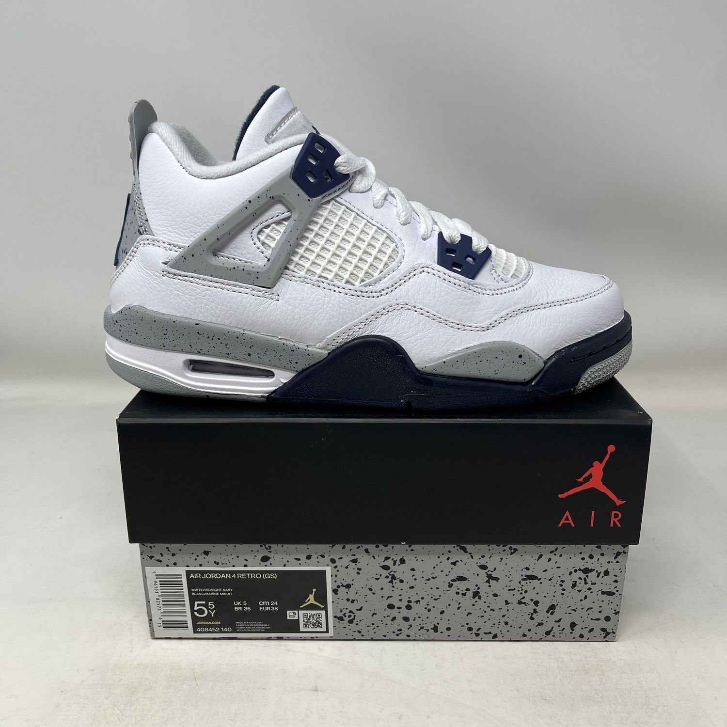 Jordan 4 Retro Midnight Navy (GS)