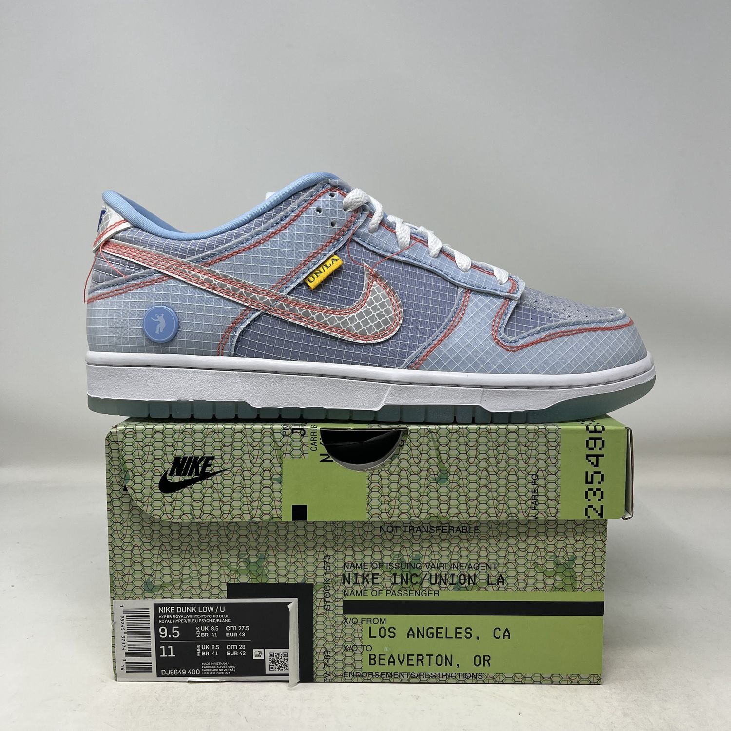 Nike Dunk Low Union Passport Pack Argon