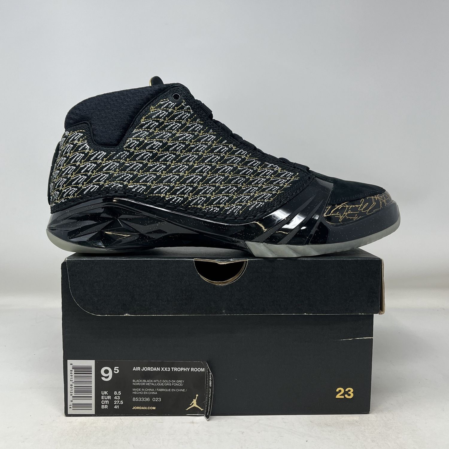Jordan 23 Trophy Room Black