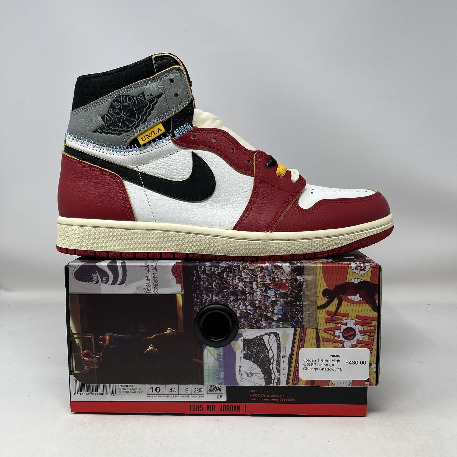 Jordan 1 Retro High OG SP Union LA Chicago Shadow