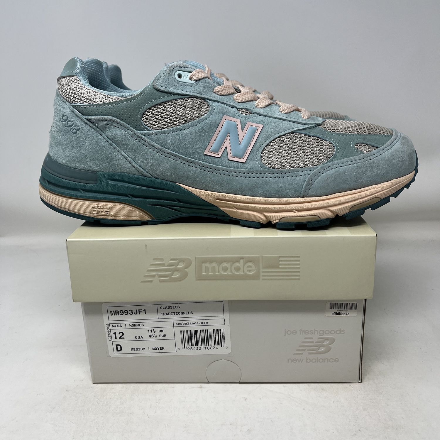 New Balance 993 Joe Freshgoods Performance Art Arctic Blue Used