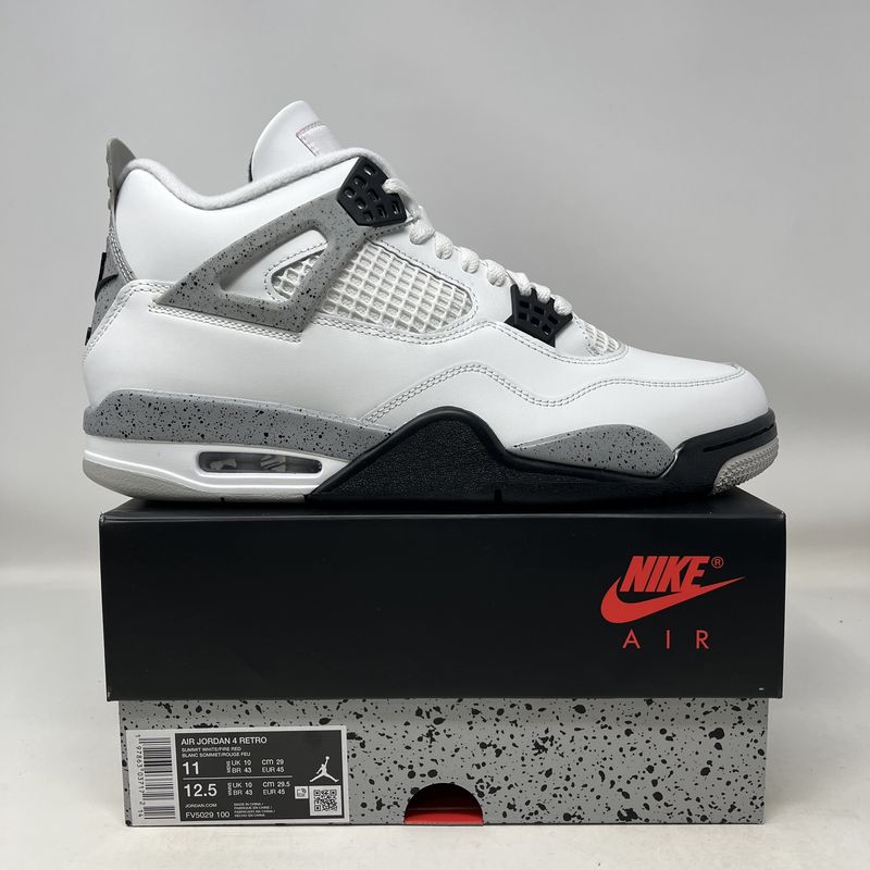 Jordan 4 Retro White Cement (2025)