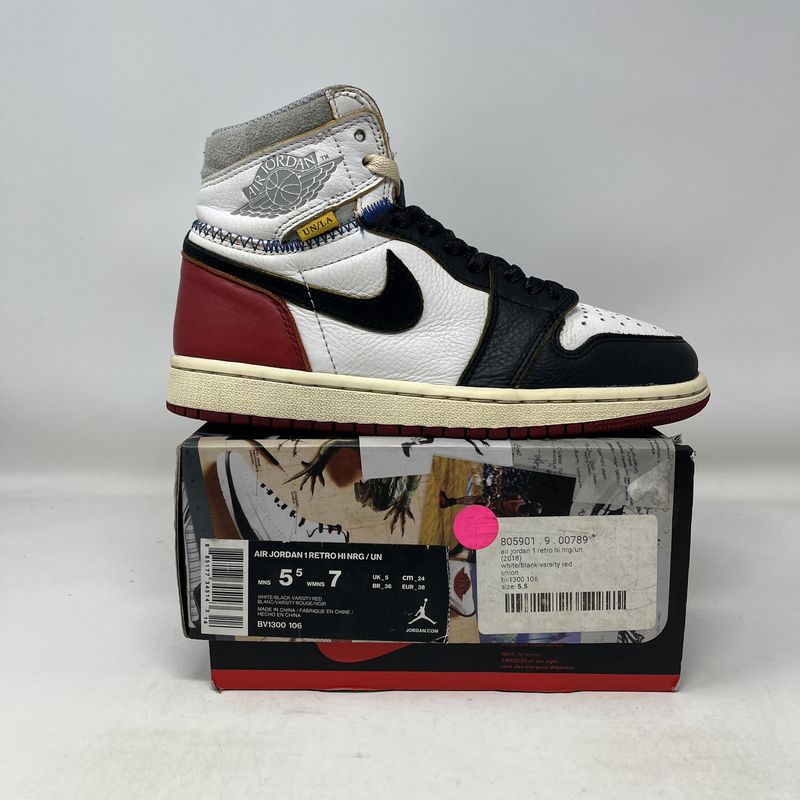 Jordan 1 Retro High Union Los Angeles Black Toe Used