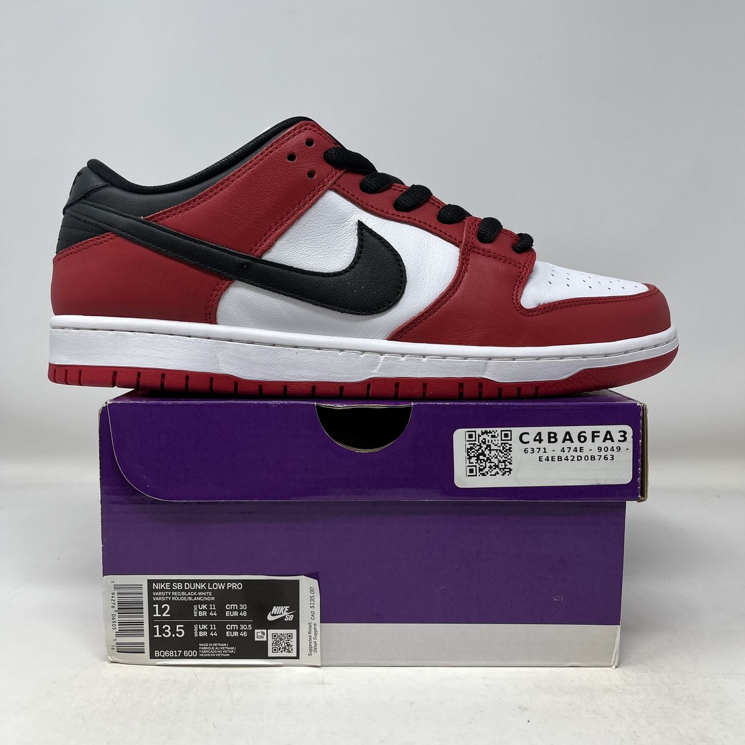 Nike SB Dunk Low Pro J-Pack Chicago