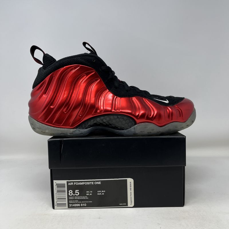 Nike Air Foamposite One Metallic Red (2017) Used