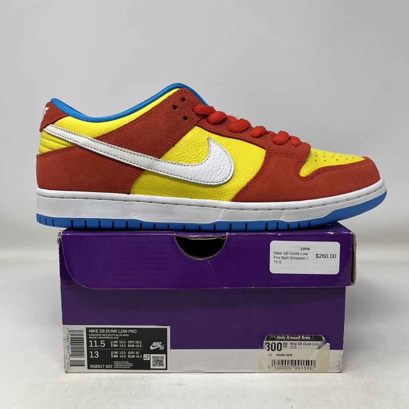 Nike SB Dunk Low Pro Bart Simpson