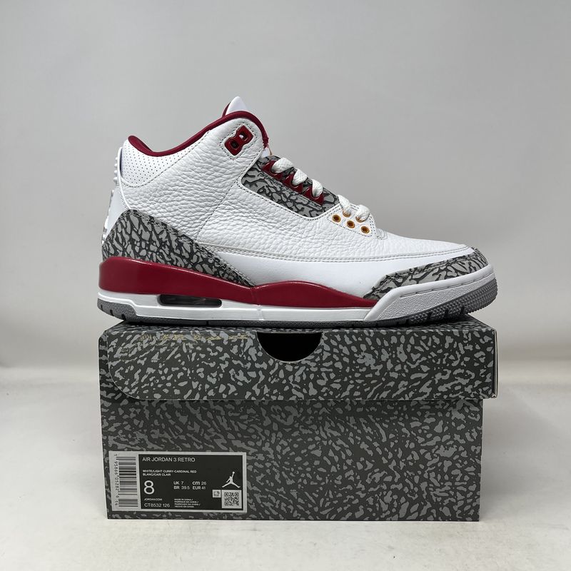 Jordan 3 Retro Cardinal Red