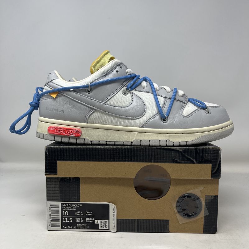 Nike Dunk Low Off-White Lot 5 Used