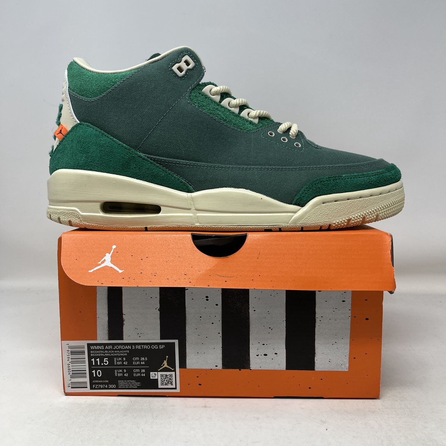 Jordan 3 Retro SP Nina Chanel Abney Bicoastal (Women&#39;s) Used