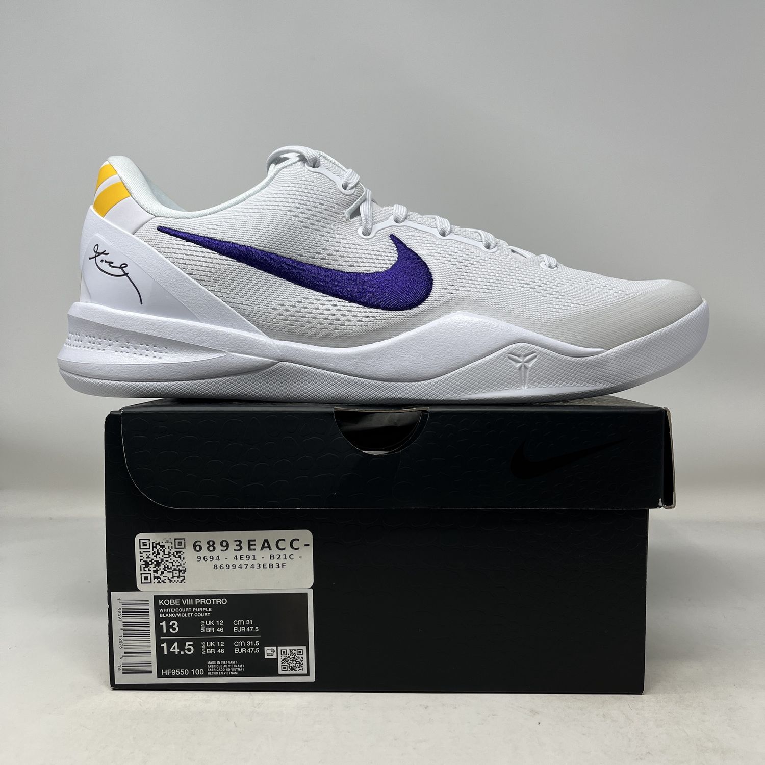 Nike Kobe 8 Protro Lakers Home