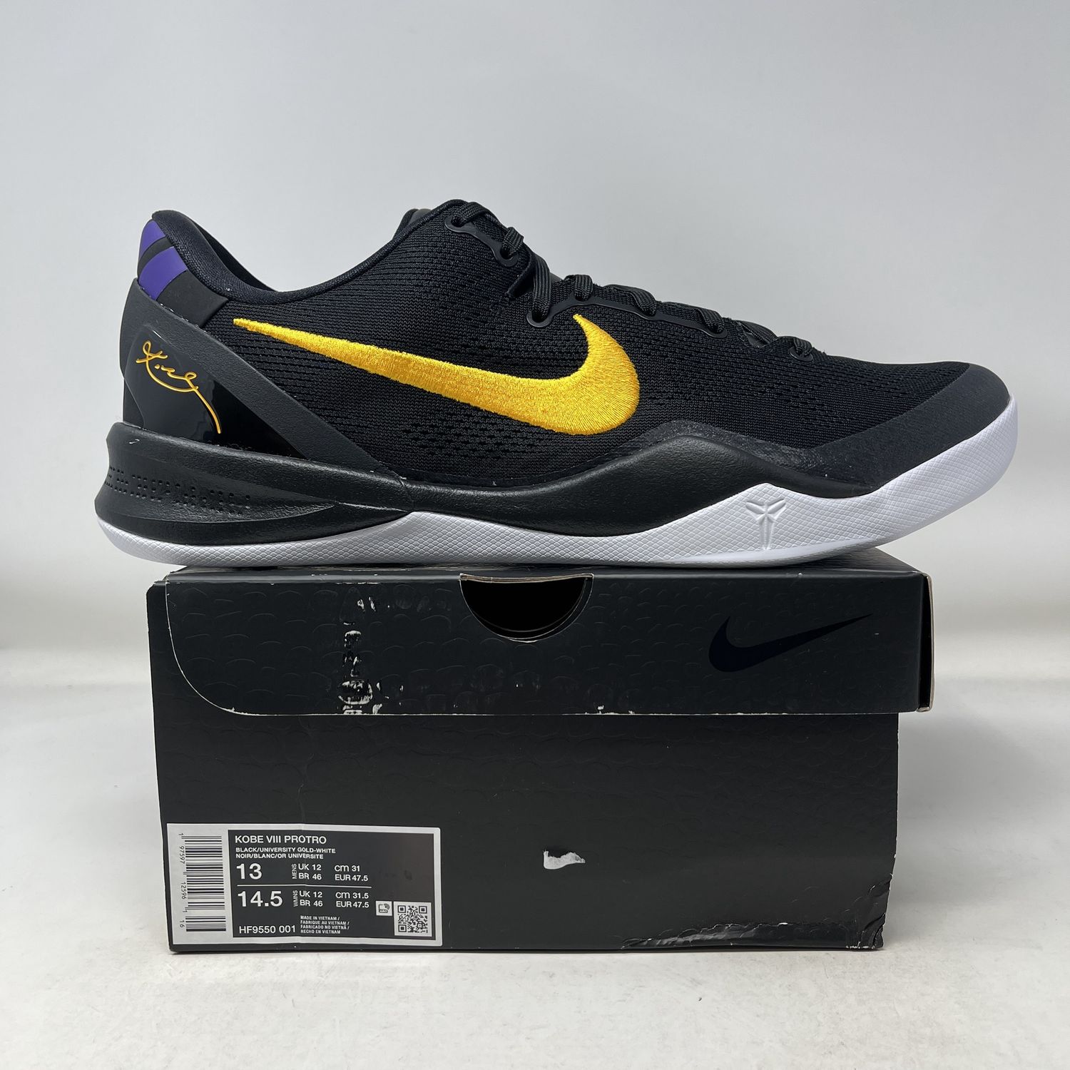 Nike Kobe 8 Protro Lakers Away