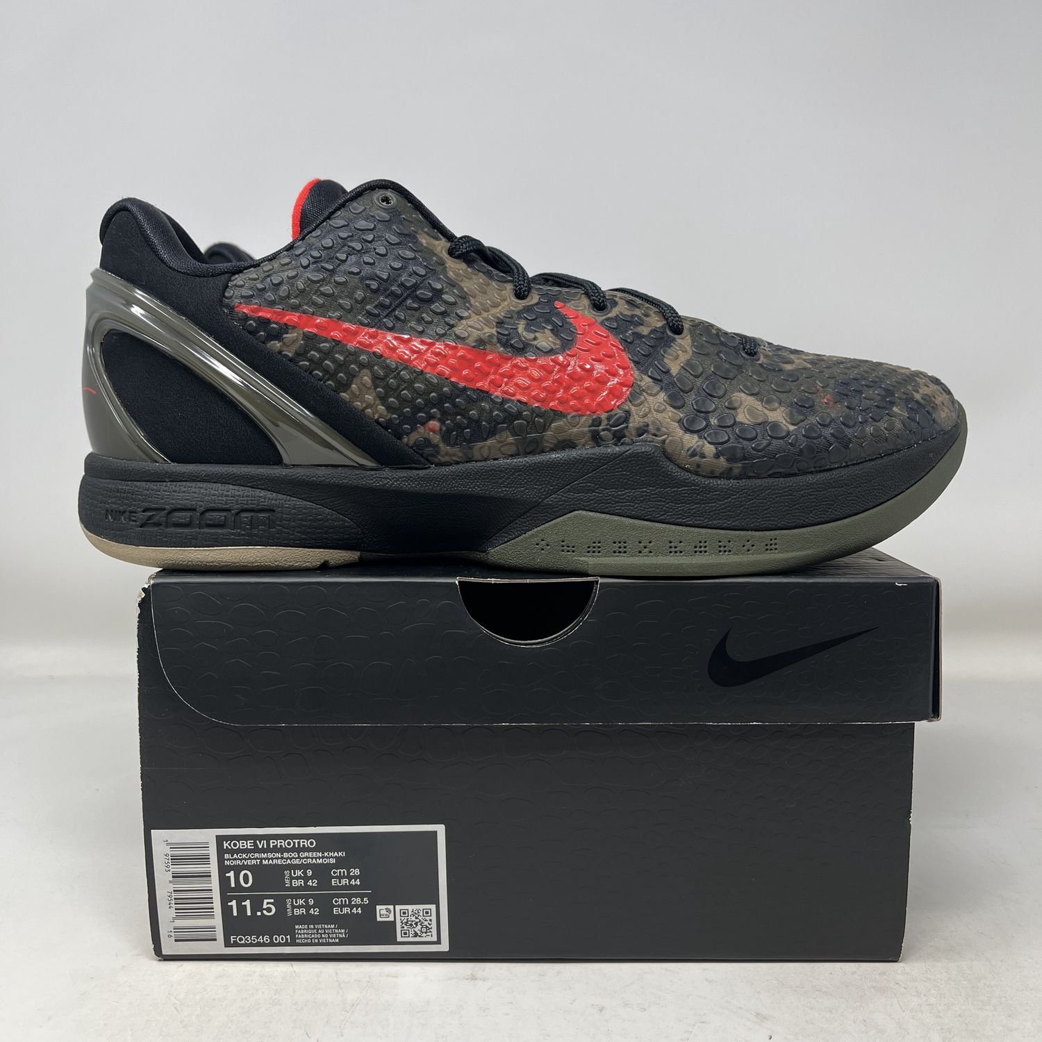 Nike Kobe 6 Protro Italian Camo (2024) Used