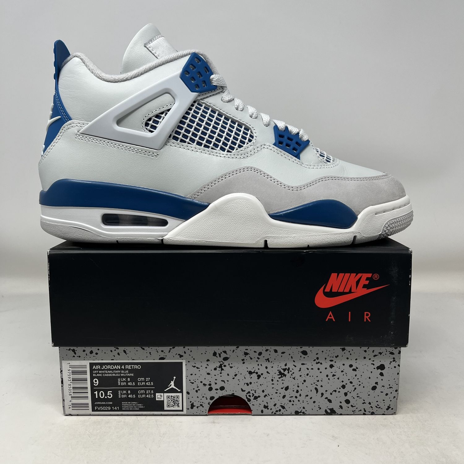 Jordan 4 Retro Military Blue (2024) Used