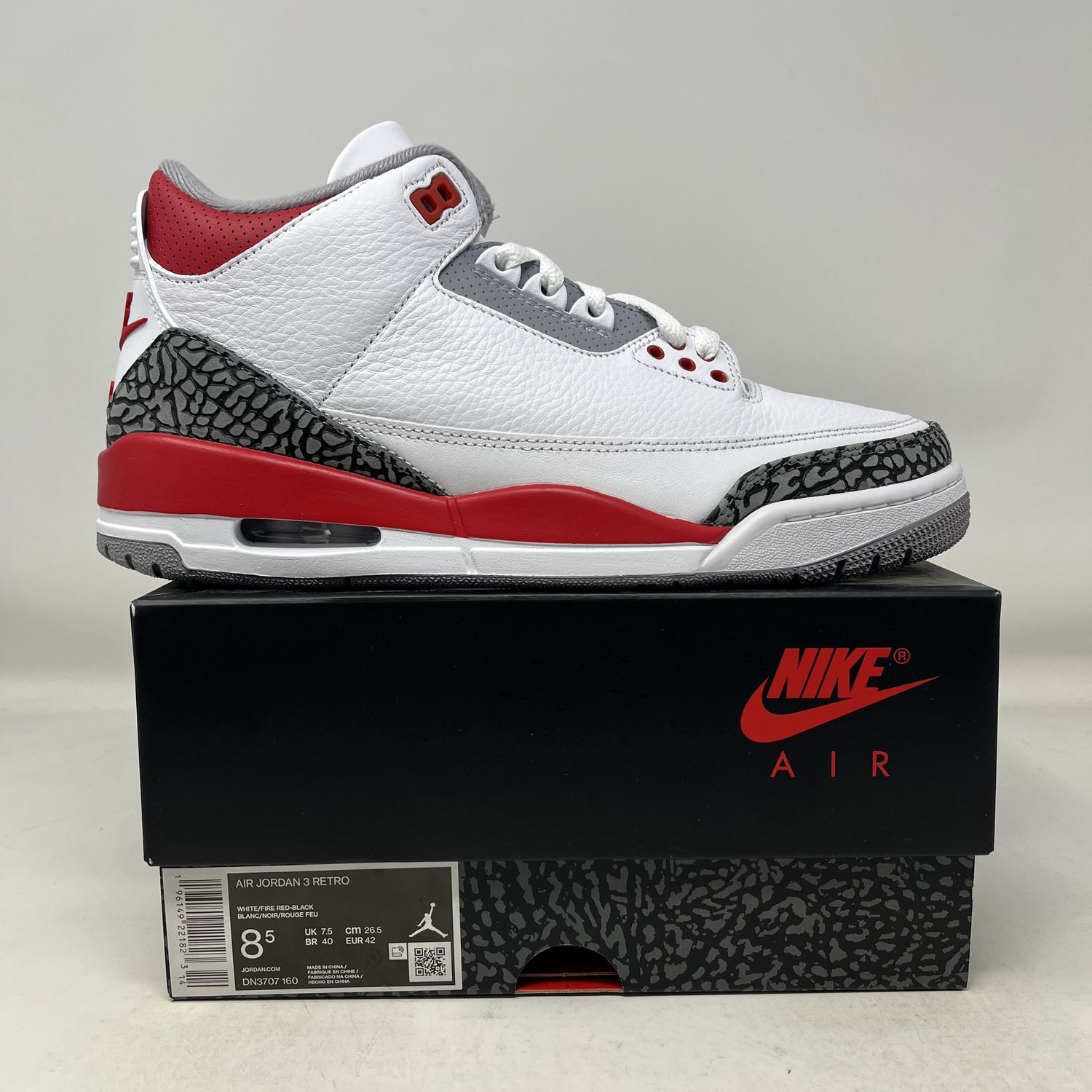 Jordan 3 Retro Fire Red (2022)