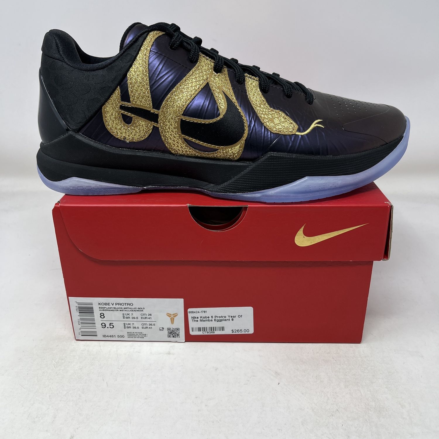 Nike Kobe 5 Protro Year of the Mamba Eggplant