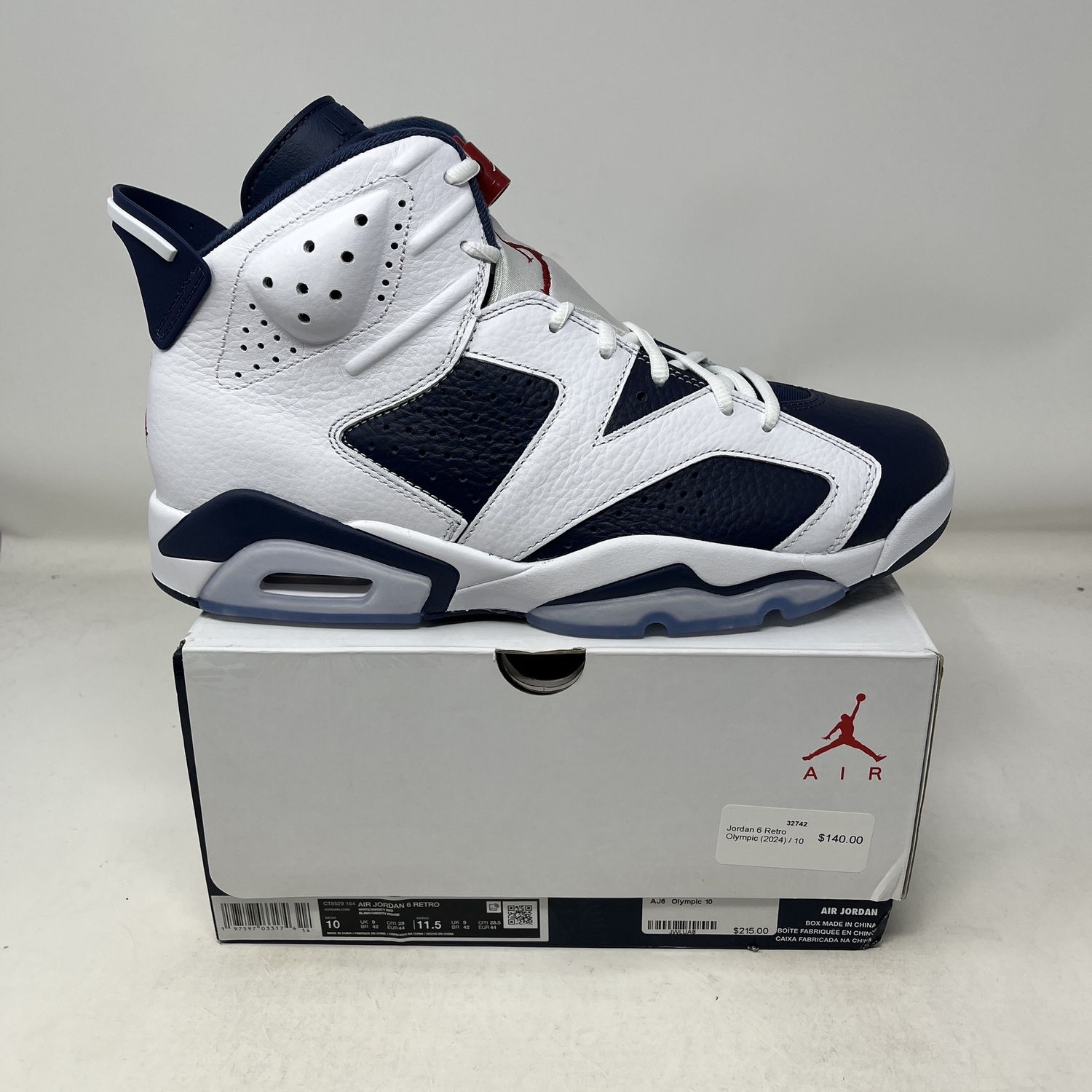 Jordan 6 Retro Olympic (2024)