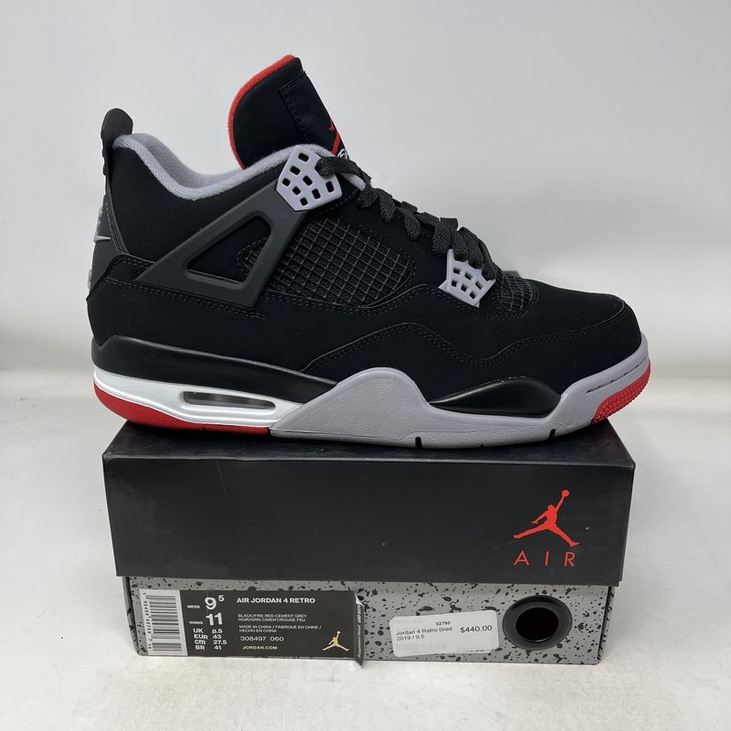 Jordan 4 Retro Bred 2019