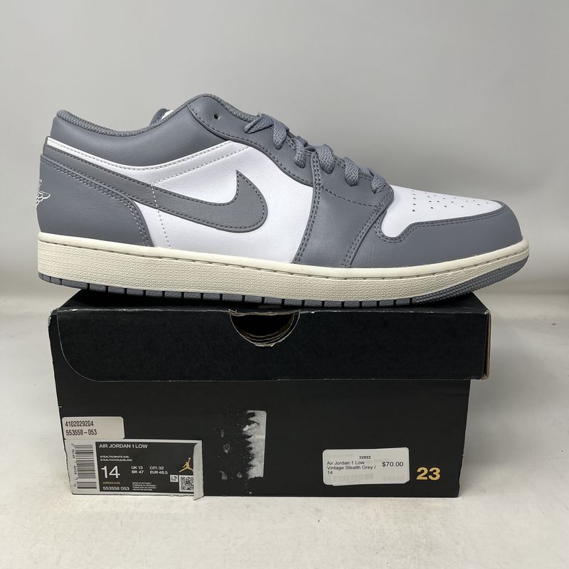 Air Jordan 1 Low Vintage Stealth Grey
