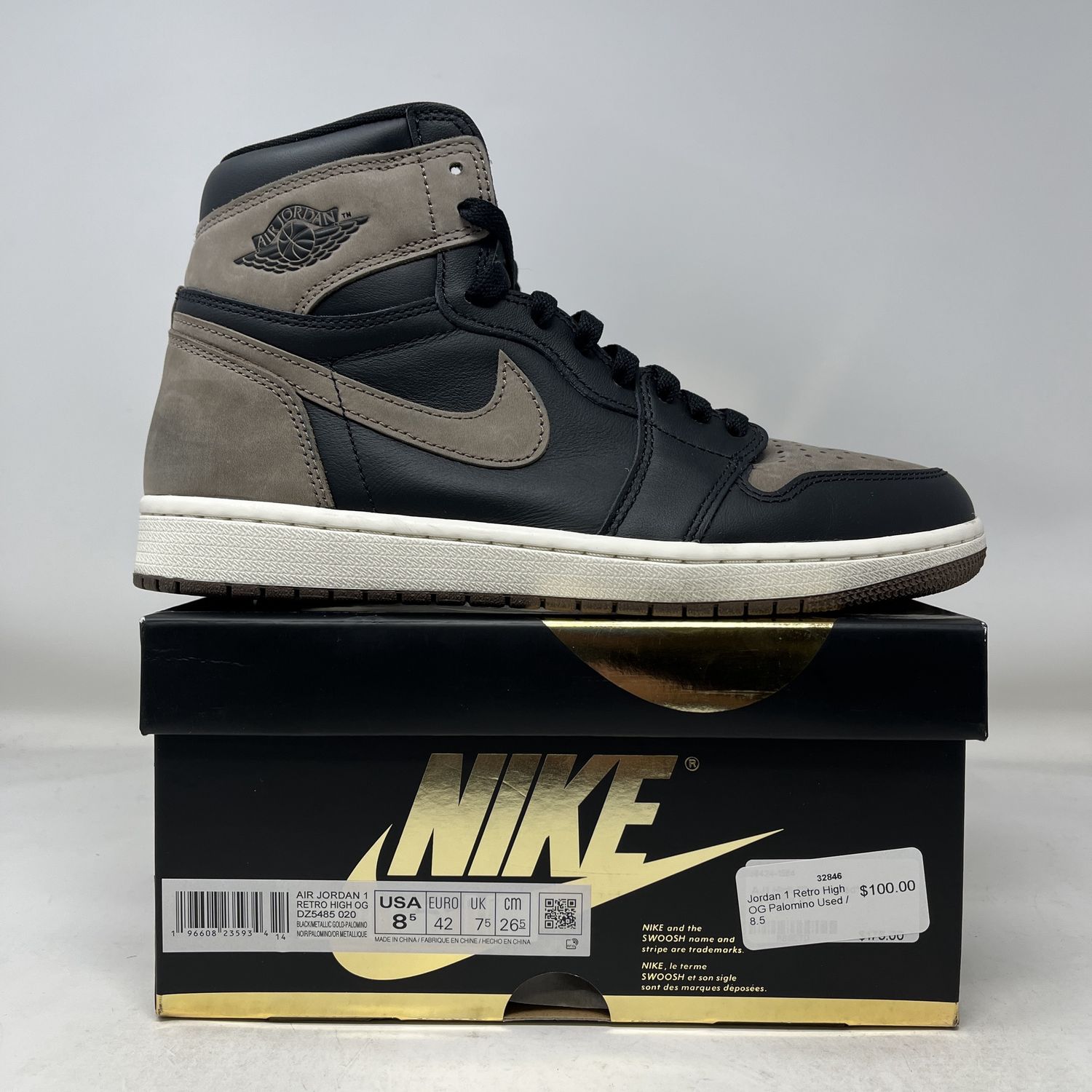 Jordan 1 Retro High OG Palomino Used