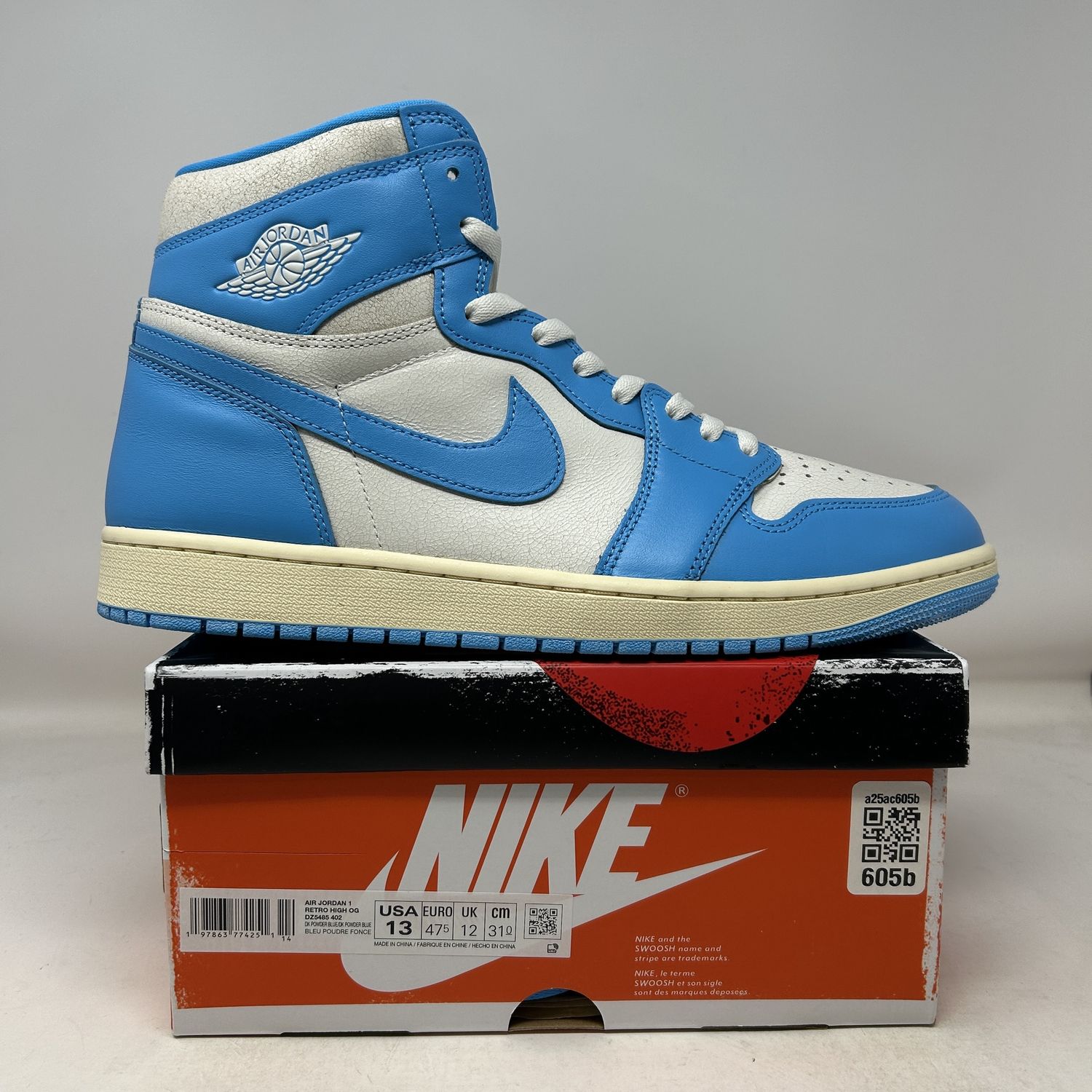 Jordan 1 Retro High OG UNC Reimagined Used