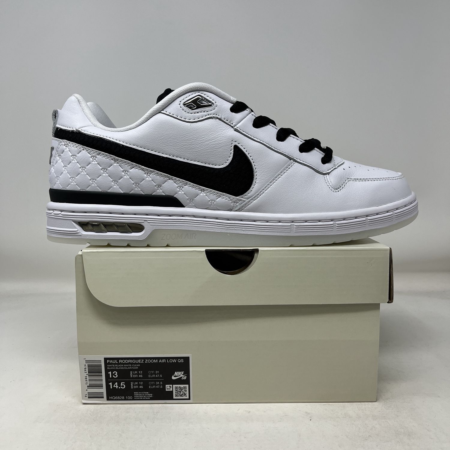Nike SB Zoom Air Paul Rodriguez 1 OG White Black (2025)