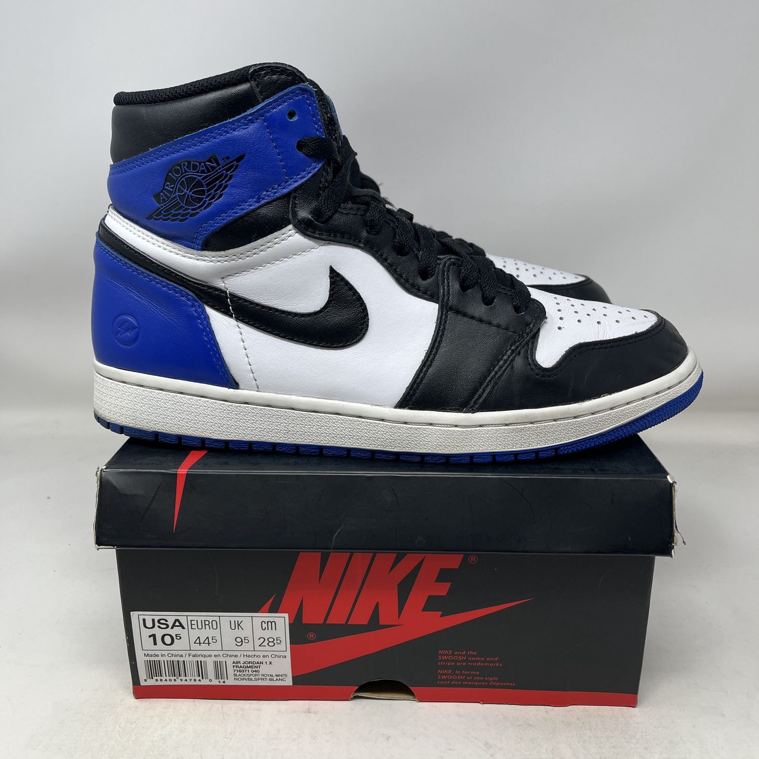 Jordan 1 Retro High Fragment Used