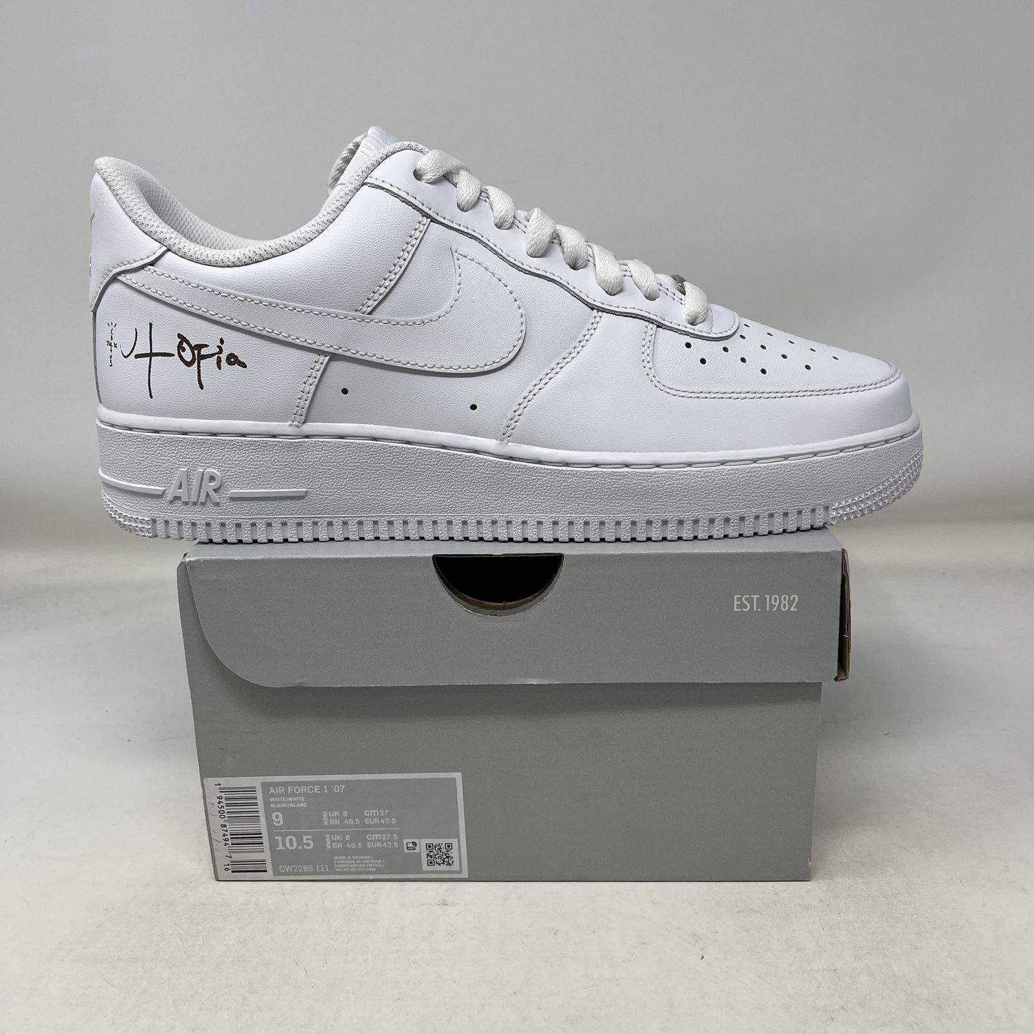 Nike Air Force 1 Low &#39;07 White (Travis Scott Cactus Jack Utopia Edition)