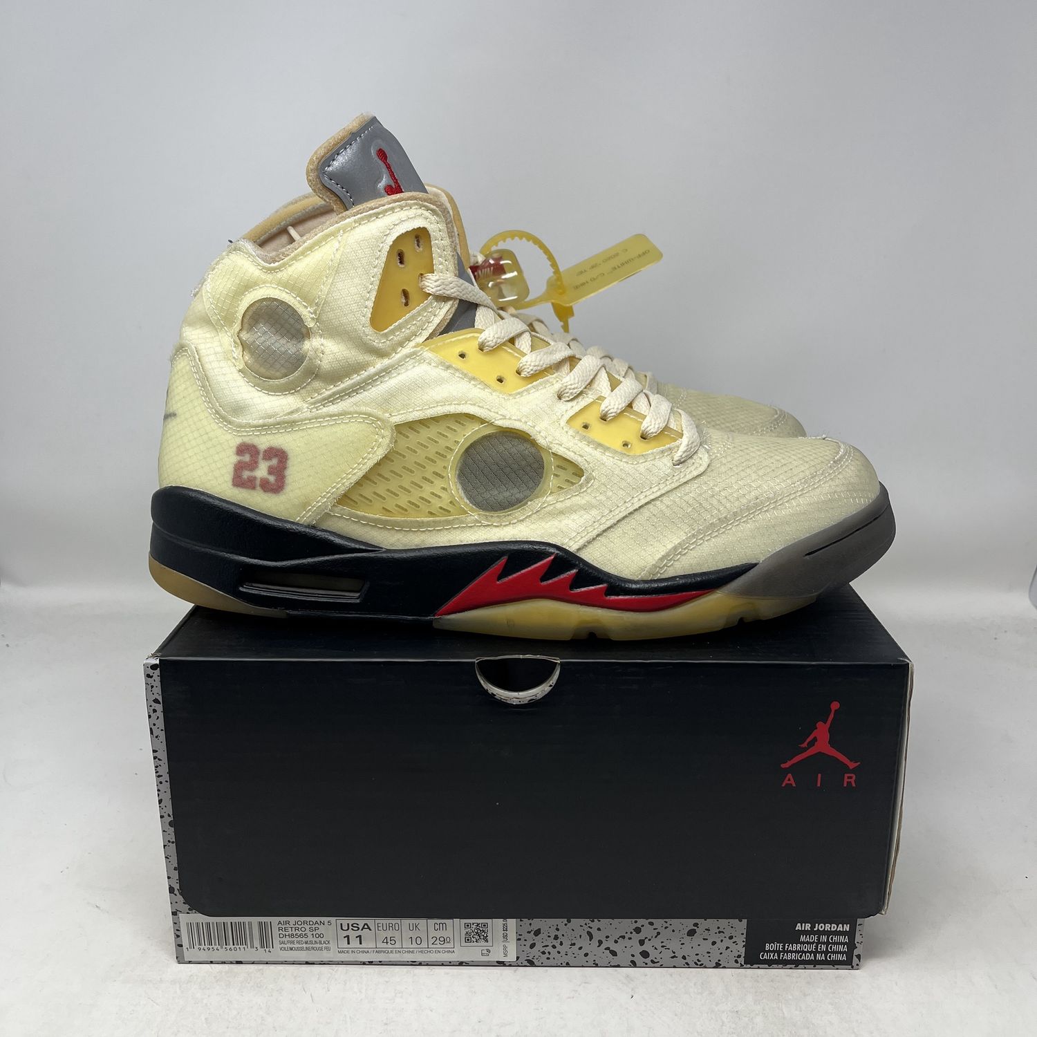 Jordan 5 Retro Off-White Sail Used