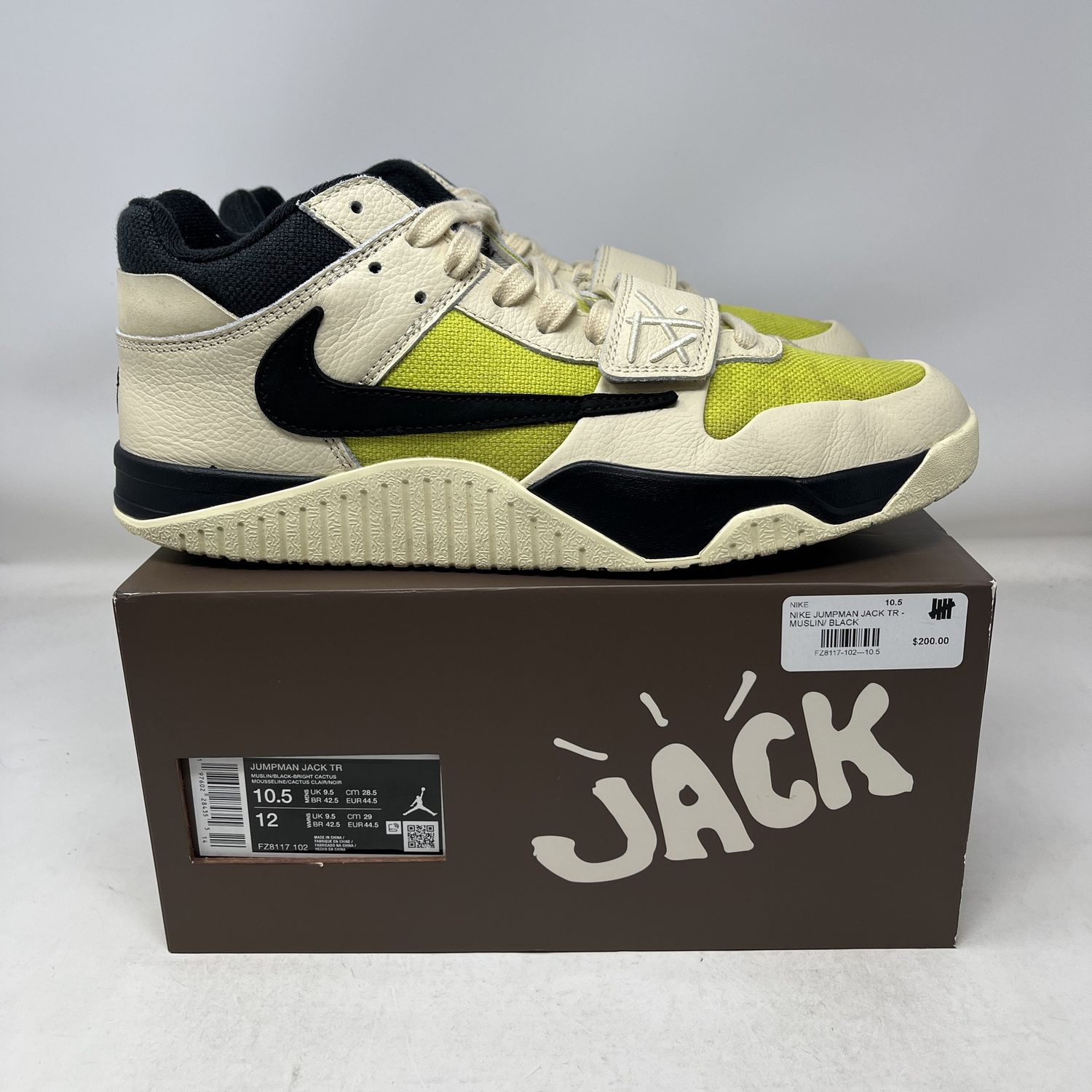 Jordan Jumpman Jack TR Travis Scott Bright Cactus Used