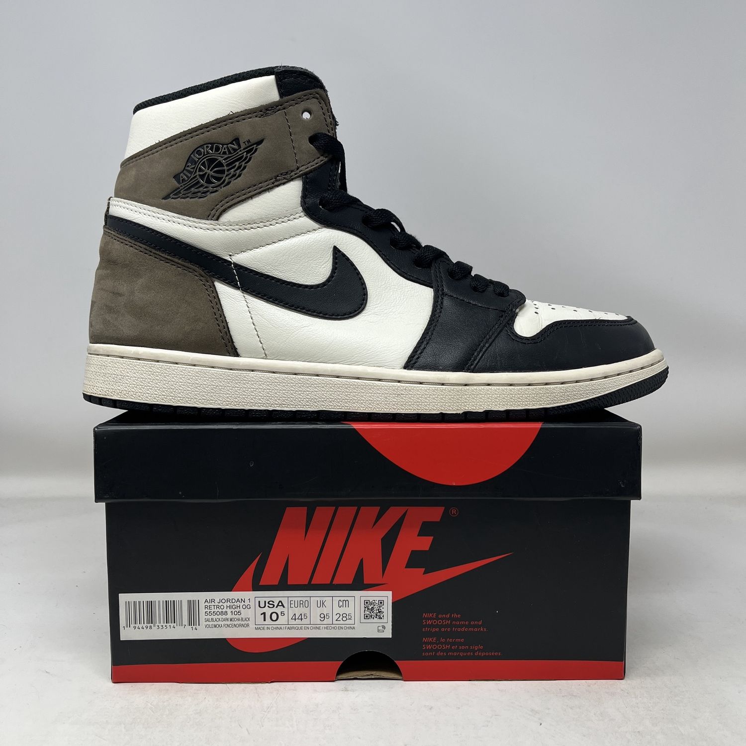 Jordan 1 Retro High Dark Mocha Used
