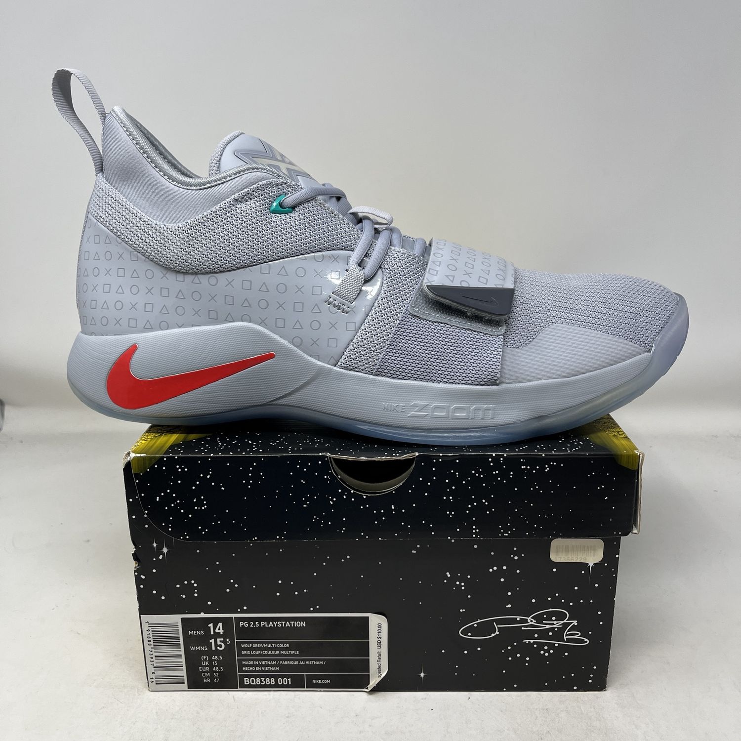 Nike PG 2.5 Playstation Wolf Grey