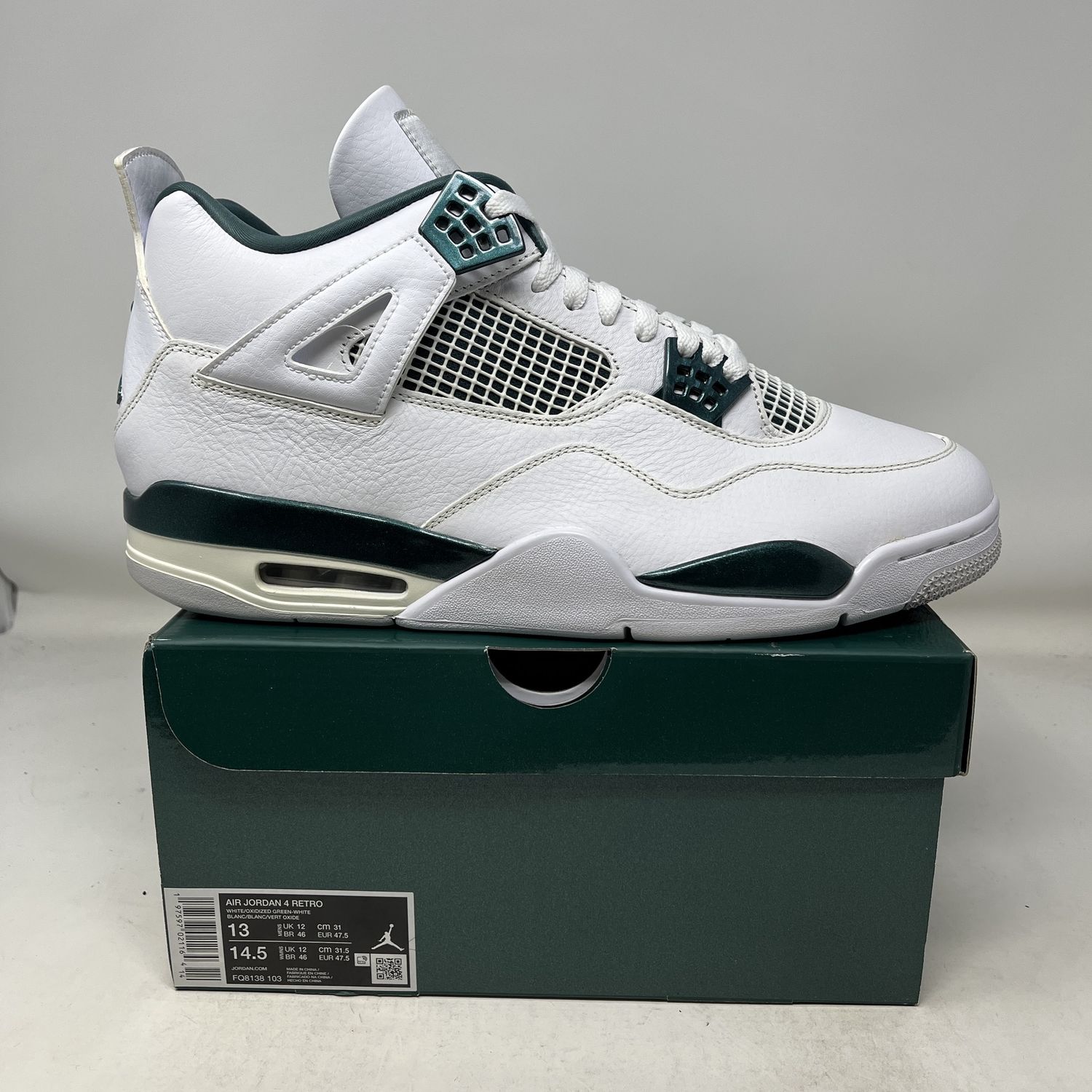 Jordan 4 Retro Oxidized Green