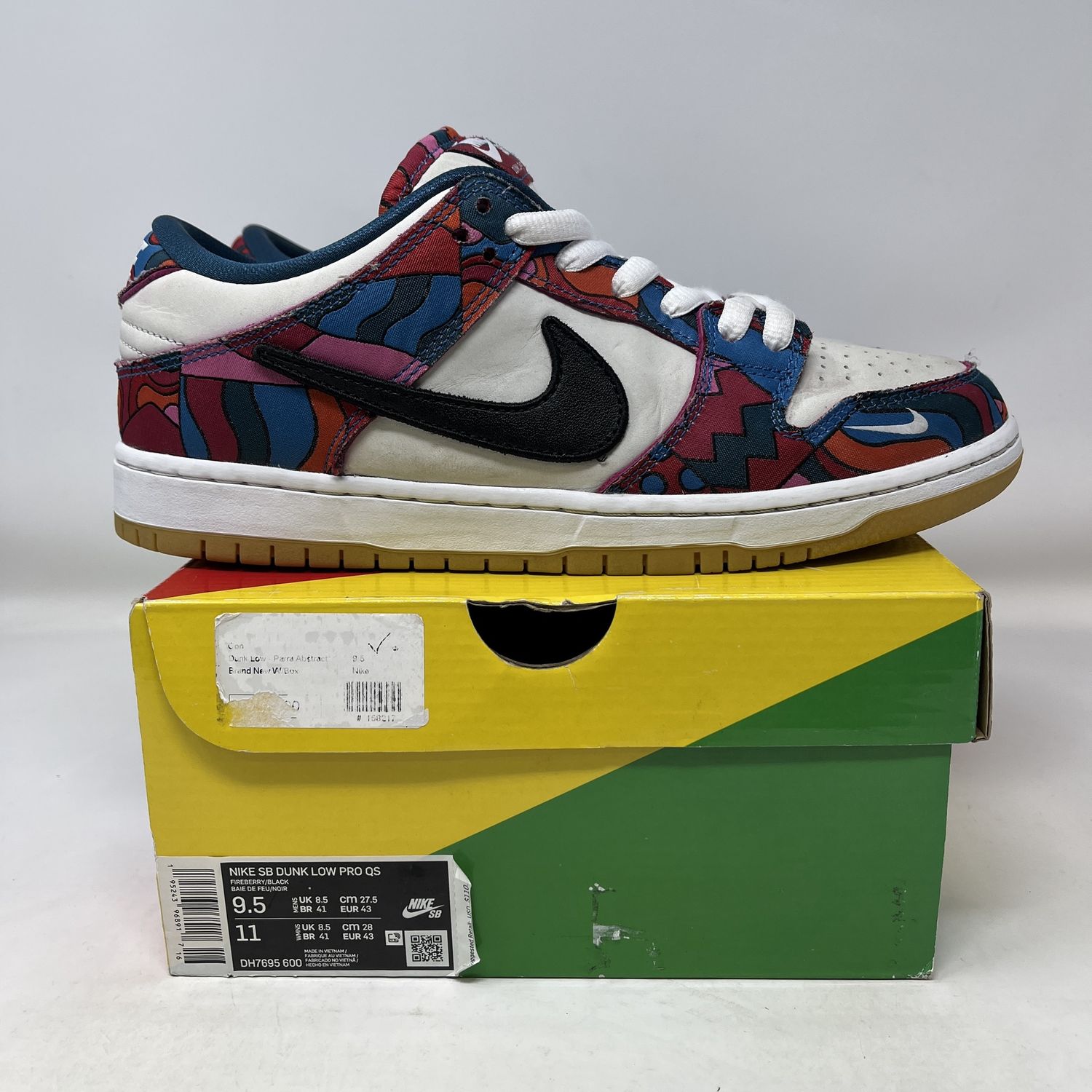 Nike SB Dunk Low Pro Parra Abstract Art (2021) (Used)