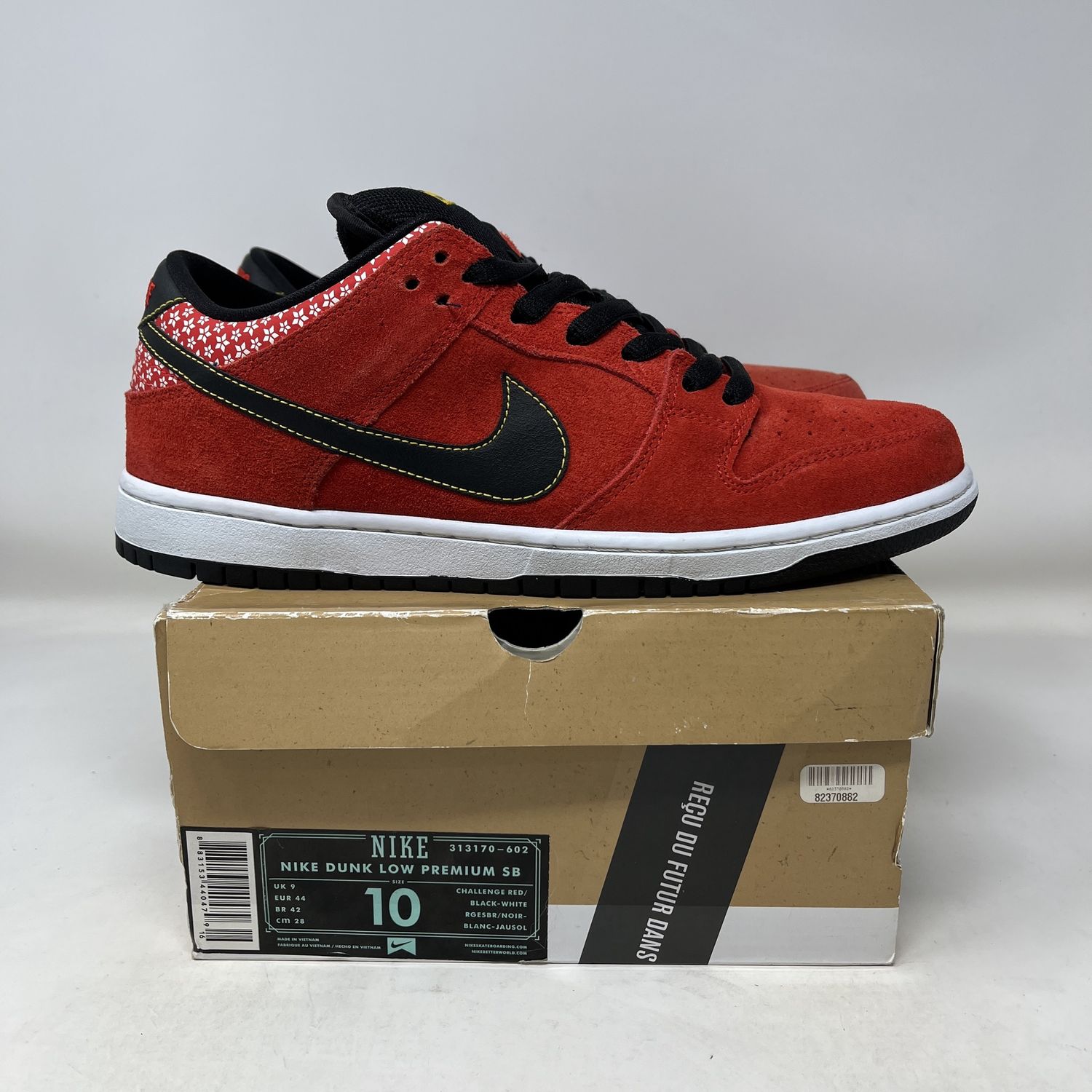 Nike SB Dunk Low Red Firecracker Used