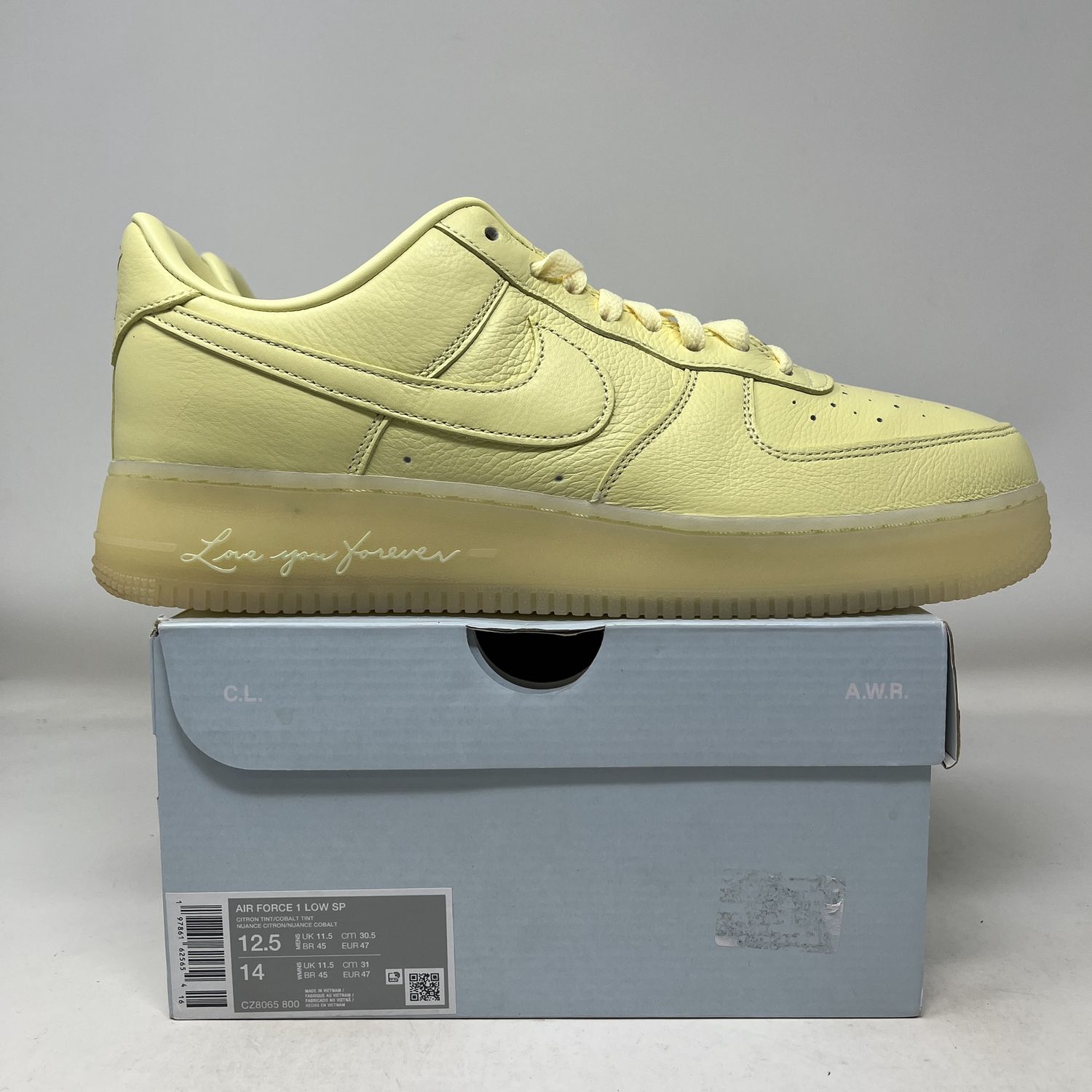 Nike Air Force 1 Low Drake NOCTA Certified Lover Boy Citron Tint Used