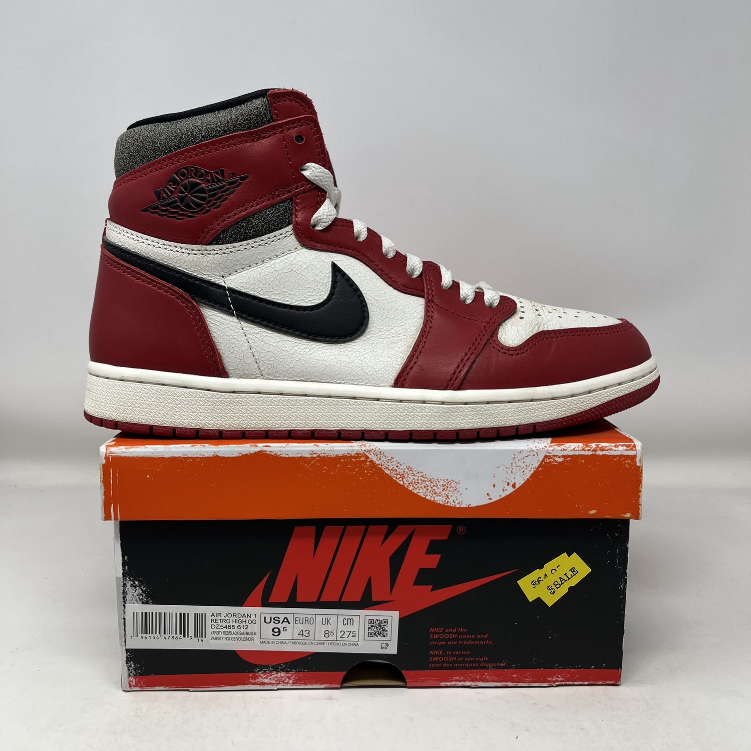 Jordan 1 Retro High OG Chicago Lost and Found Used