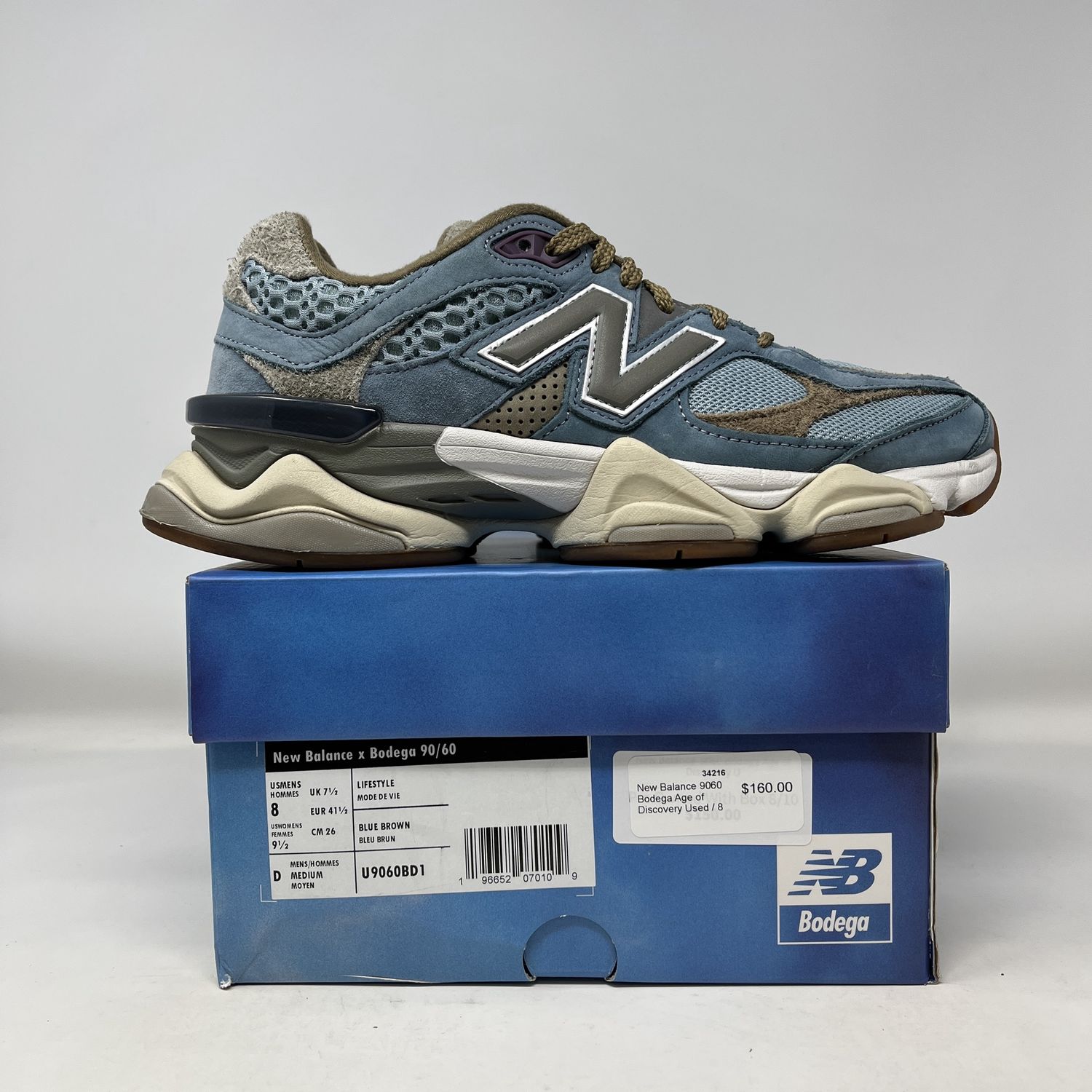 New Balance 9060 Bodega Age of Discovery Used
