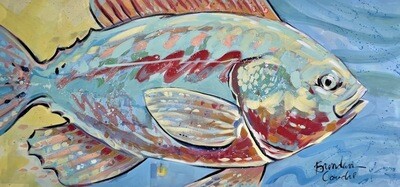 Fishy Fishy! 24x48 Acrylic on Canvas