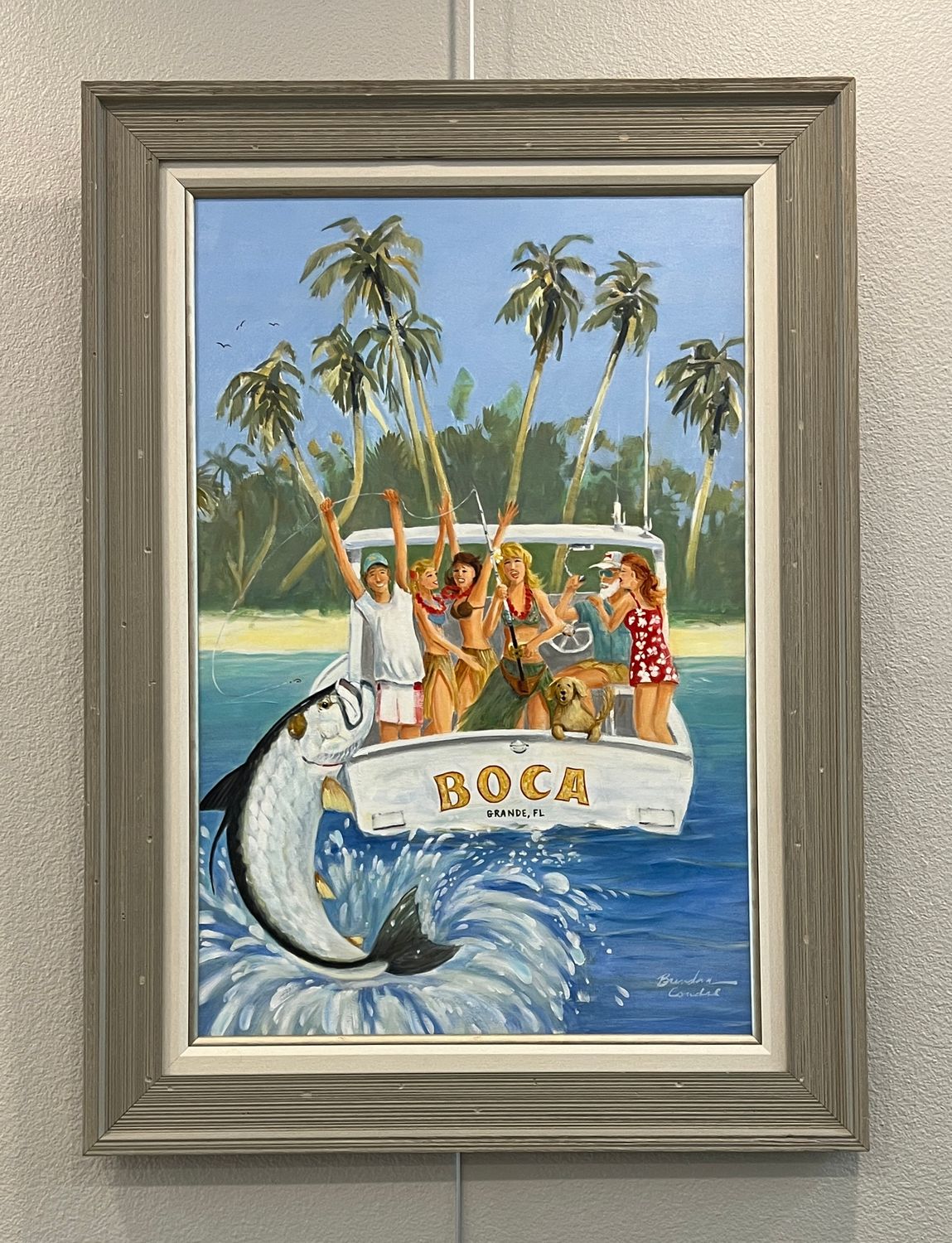Original "Quick Release" 24"x36" Oil on Canvas Framed.