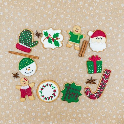 Variety Decorate at Home Cookie Kit - Four (4) Cookies