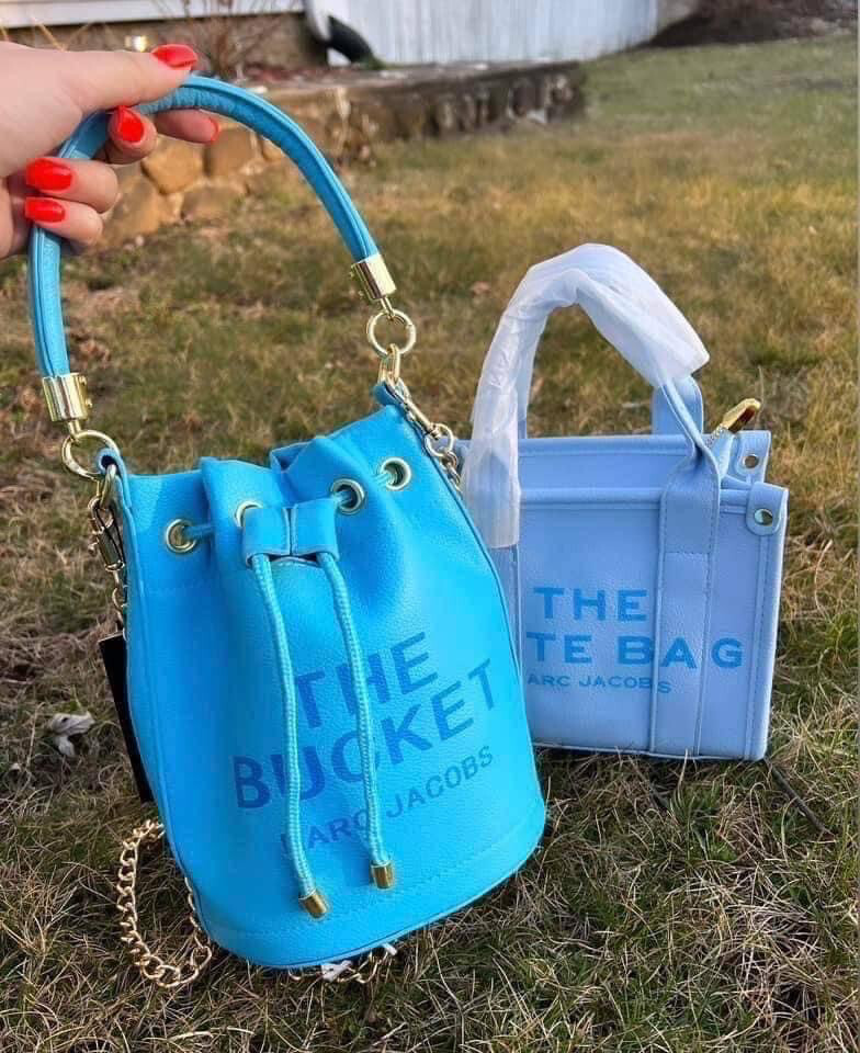 Sky/Light Blue Marc Jacobs Tote Or Bucket Handbag